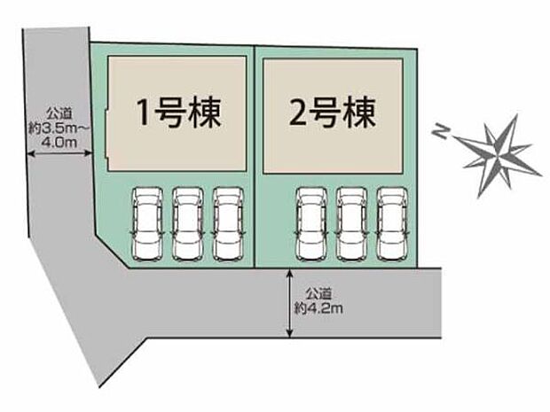 敷地39坪以上！並列3台駐車可能！西武新宿線「南大塚」駅徒歩16分。小・中学校が徒歩圏内で子育て家族にもオススメのエリア。