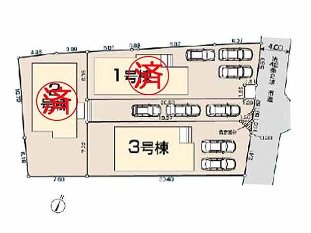 敷地45~60坪!駐車2~3台可!小中学校、商業施設も近隣に充実!子育て家族にもオススメの住環境です。