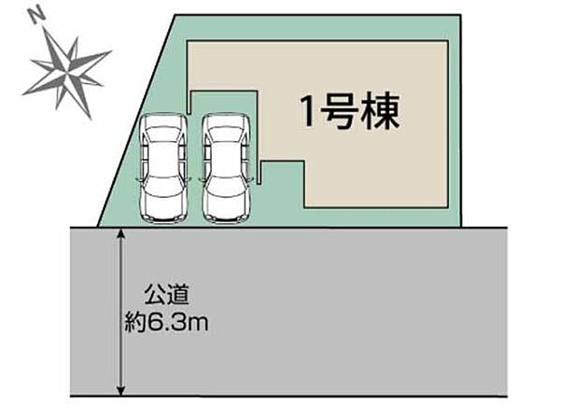 東武東上線「霞ヶ関」駅徒歩6分。周辺に買い物施設が揃い、暮らしやすい住環境!教育機関も徒歩圏内!並列2台駐車可能(1台ガレージ)