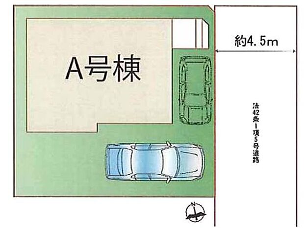 のびのび暮らせる閑静な住宅街！東武東上線「新河岸」駅より徒歩19分。又はバス10分「下新河岸」停歩5分。カースペース2台+南庭。