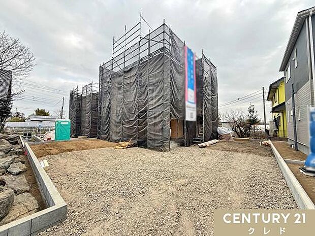 【2号棟】2面採光×南向きで陽当り良好なLDK16帖!充実の収納を確保した4LDK+テレワークルーム。