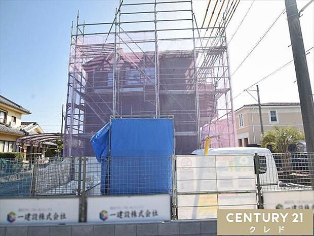 外観・室内工事も着々と進んでいきます。実際の広さや陽当りを、ぜひ現地でご体感ください。