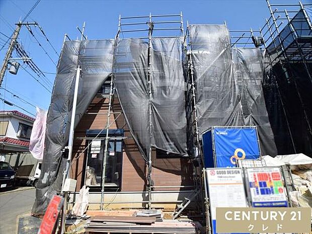 【1号棟】制震Damper標準搭載・耐震等級3取得の地震に強い安心住宅。5月中旬の完成をお楽しみに!