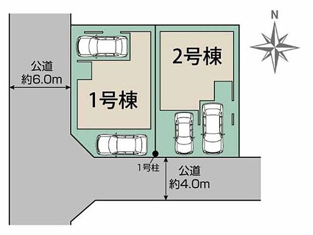 JR川越線「南古谷」駅より徒歩7分！周辺には生活施設が揃い、便利な住環境。2台駐車可能（車種による）