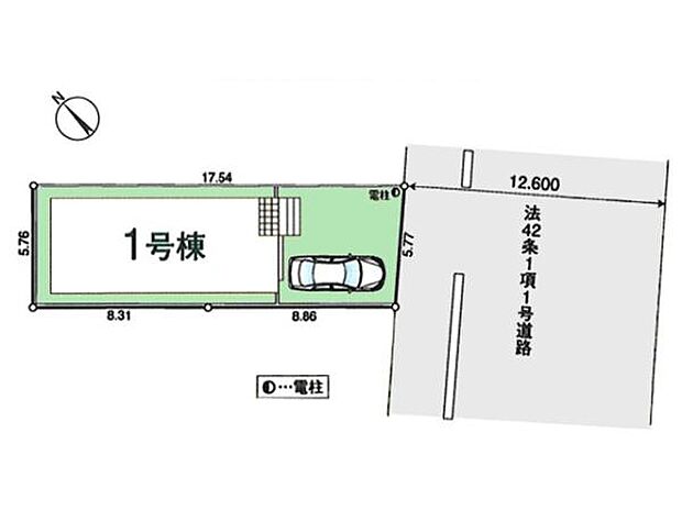 小中学校や公園、図書館が徒歩圏内に充実！前面道路は南東12.6ｍ公道で開放的。お車の出し入れもスムーズに行えます。
