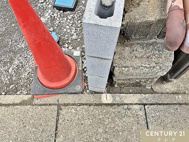 ブロックによって、しっかりと区割りが行われています。土砂の流出や近隣へのトラブルを抑えることができます。