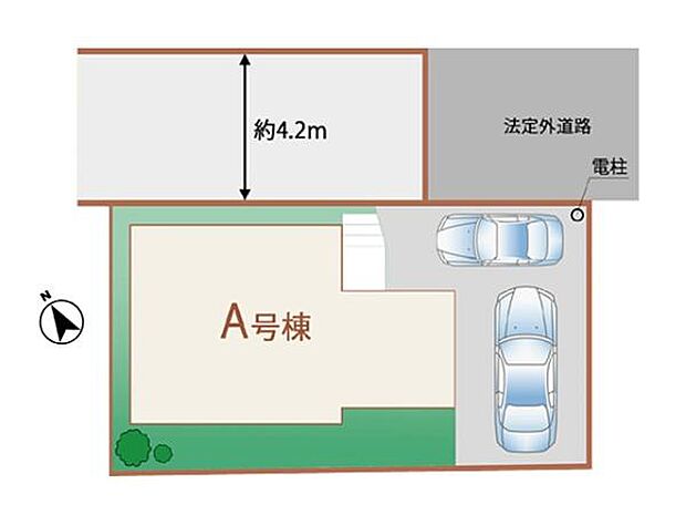 教育機関や商業施設が近隣に充実した子育て家族にオススメの住環境。駐車場はL字に2台分!ご夫婦でお車をお持ちの方も安心です。