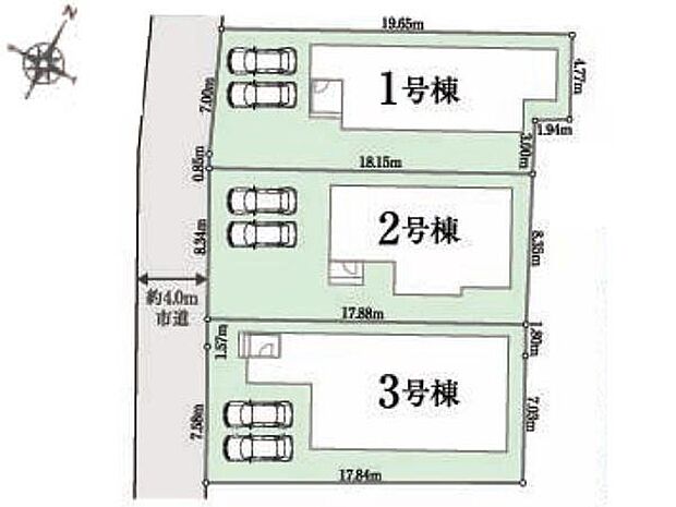 駅徒歩4分の好立地に、住宅性能評価W取得、断熱等級6・耐震等級3の長期優良住宅が誕生。2階建て・平屋から家族に合った一棟を選べる、全3棟限定の分譲地です。