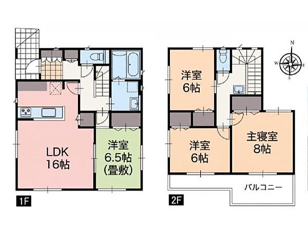 対面キッチンのリビングに隣接して、キッズスペースや家事室等マルチに活躍する畳敷きの洋室付き！