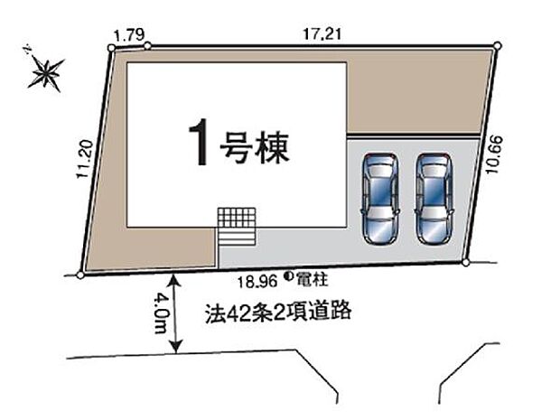 敷地ゆとりの62坪。並列2台駐車可能なカースペース付き。お庭では家庭菜園やガーデニングも楽しめ、四季を感じながらゆったりと過ごせる住まいです。