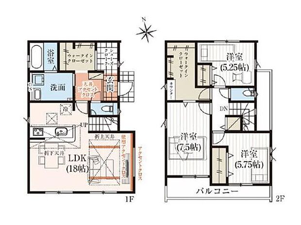 大容量のWICが2か所！豊富な収納でスッキリ片付く3LDKの住まい。通り抜けできるシューズクロークで帰宅後の動線もスムーズです。