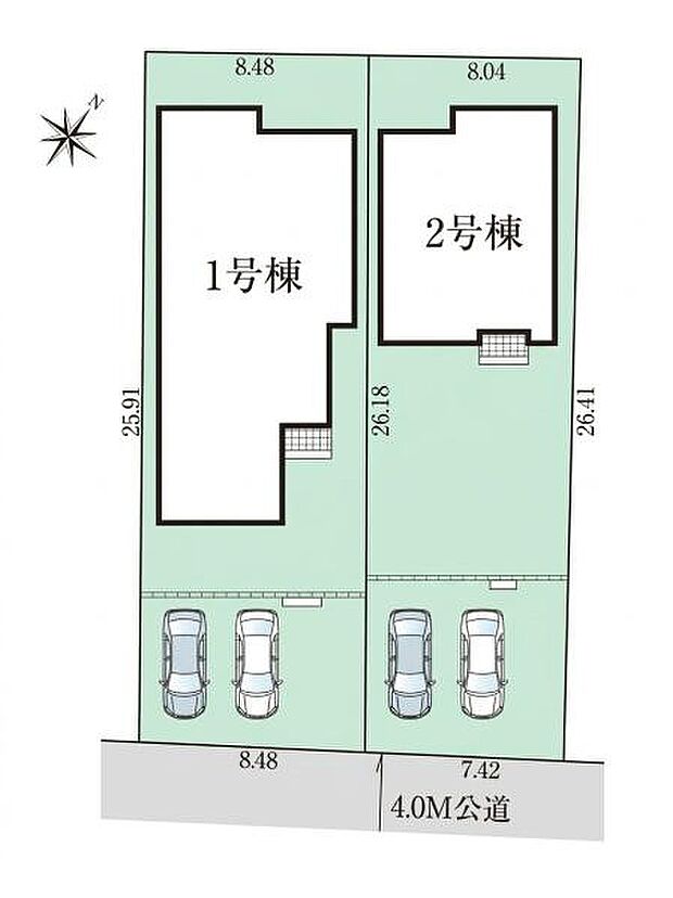東武東上線「武蔵嵐山」駅徒歩5分。毎日の通勤・通学の負担をぐっと軽減できる、忙しい方に嬉しい住環境です。敷地61坪超、ご夫婦でお車をお持ちの方にも嬉しい並列2台駐車可能。