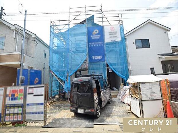 完成に向けて着々と工事が進み、住まいの全体像が見えてきました。ぜひ現地でご確認ください。