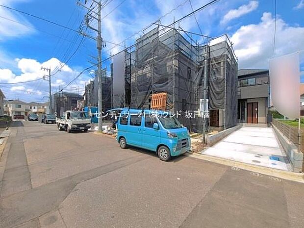 東武東上線「新河岸」駅徒歩12分。南東6m公道に面した、全10棟のビッグコミュニティー。