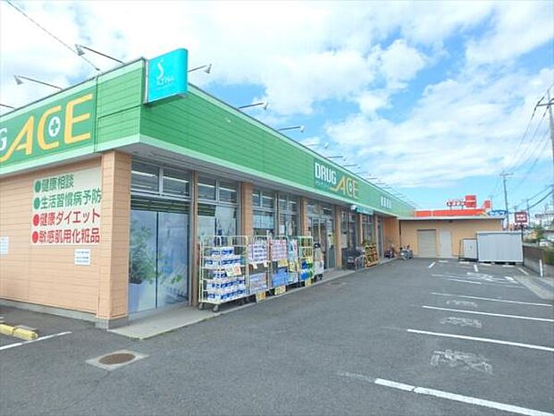 ドラッグエース川越的場店まで1051m