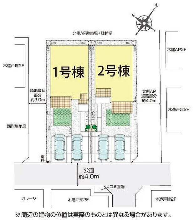 敷地面積50坪超。駐車並列2台可能なゆとりの敷地です。「川越」駅、「本川越」駅利用可能で多様な路線へのアクセスが可能です。