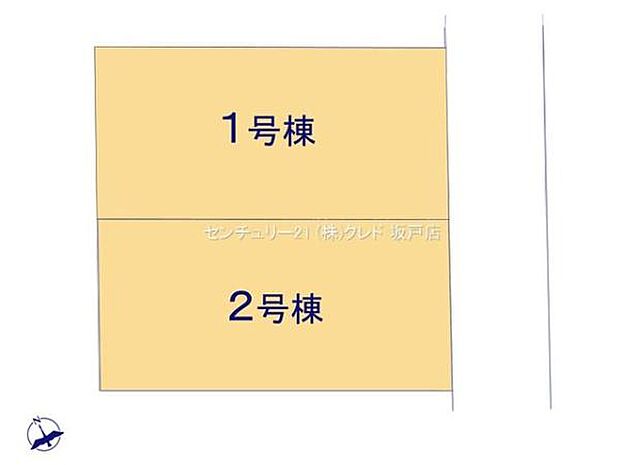 東武東上線「鶴ヶ島」駅から徒歩17分。小学校や商業施設などもそろった住みよい立地に2棟の新邸が誕生します。