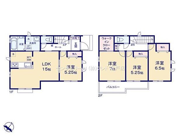 全居室南東向きで陽当り良好な4LDK。主寝室7帖には大容量のWICがあり、衣類や季節家具もすっきり片付きます。