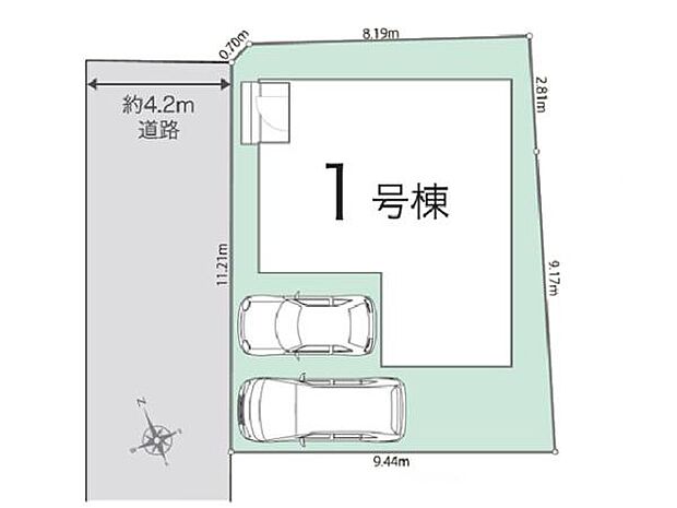 敷地内には並列2台駐車可能なカースペース付き(車種による)毎日の通勤やお子様の送り迎えなど、車移動がメインの方にも嬉しいですね。