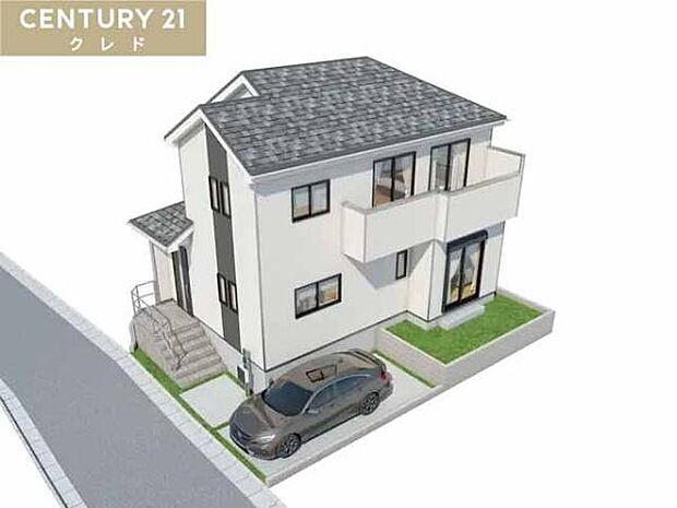 【外観完成予想図】メールでの資料請求のみでも大歓迎！まずはお気軽に資料請求から！※イメージとは異なる場合もございます。