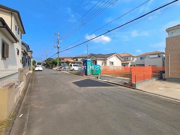 南道路6m×敷地55坪のゆとりある住まい。陽当り・風通しにも恵まれた、開放感あふれる住環境です。