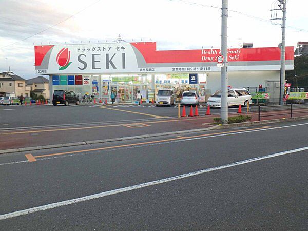 ドラッグストアセキ武州長瀬店まで460m