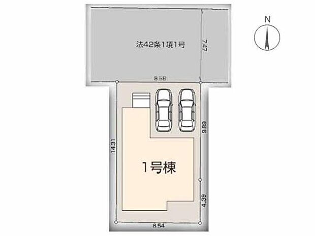 東武東上線・JR川越線「川越」駅、西武新宿線「本川越」駅利用可。生活施設が徒歩圏内。前面道路はゆとりある北側7.5ｍ。並列2台駐車可能！