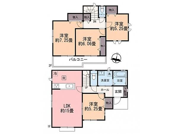 間取りを拡大表示