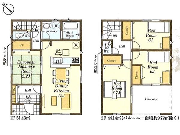 間取りを拡大表示