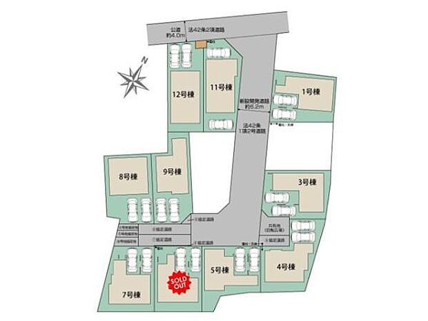 全12棟の新たなコミュニティが誕生!西武新宿線「南大塚」駅徒歩8分の好立地。全棟、2台駐車可能。