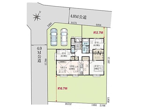 南向きで陽当り良好な3LDKの平屋。ワンフロアならではの暮らしやすさに加え、WIC・SIC・パントリーなど収納も充実。家族の暮らしを快適に支える住まいです。