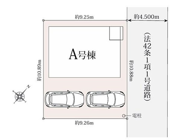 敷地約30坪の整形地。西武新宿線「南大塚」駅まで徒歩28分。閑静な住宅地に佇む、落ち着いた住環境。縦列2台駐車可能!