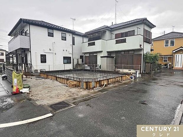 東側4m×南側8mの開放的な角地。南側から陽光がたっぷり差し込む明るく心地よい住まいです。