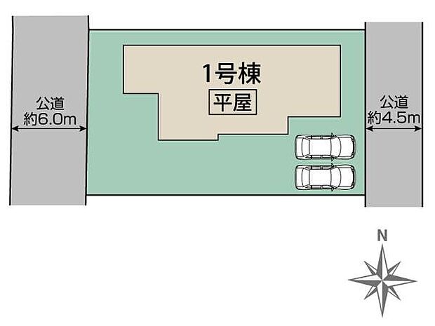 広々とした敷地約84坪!両面道路に面し陽当り・通風良好です。並列2台駐車可能。東武越生線「東毛呂」駅まで徒歩29分。