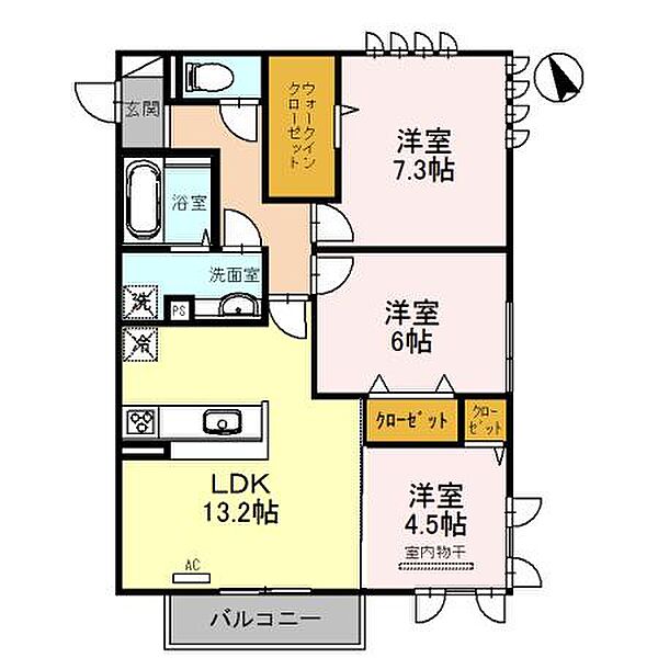 同じ建物の物件間取り写真 - ID:225005603946