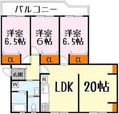 物件の間取り
