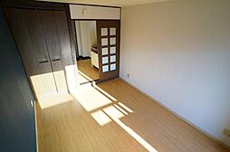 クローバーハイツ1 2階1Kのリビング/ダイニング