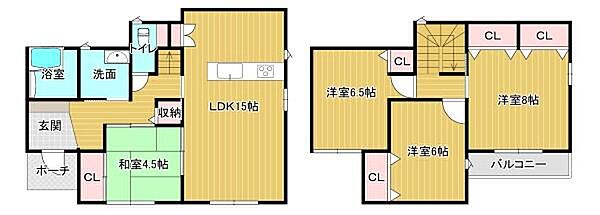 間取りを拡大表示