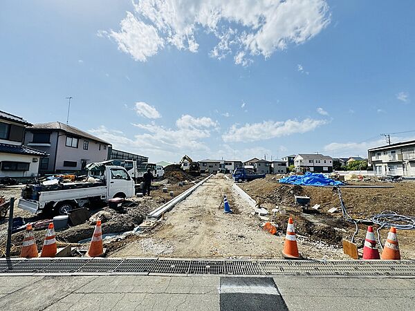 分譲の町並み