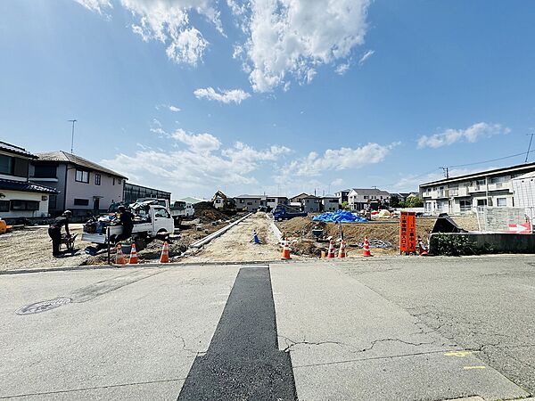 分譲の町並み