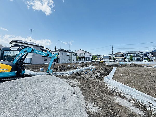 分譲の町並み