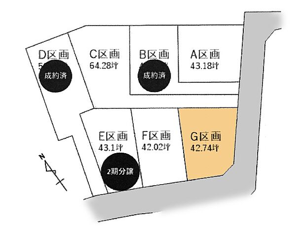 ○区画図○