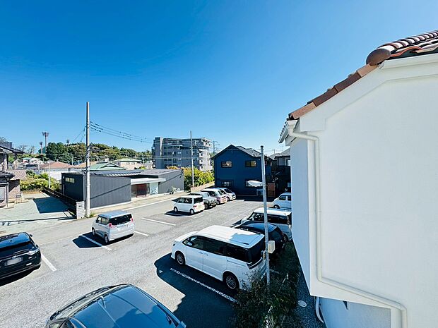 高い建物もないので、バルコニーからの眺望も良好です