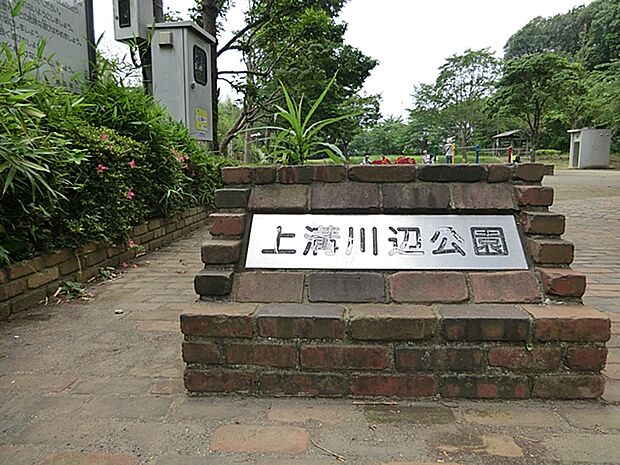 上溝川辺公園　距離約300m