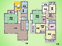 町田市上小山田町 戸建て 4SLDKの間取り