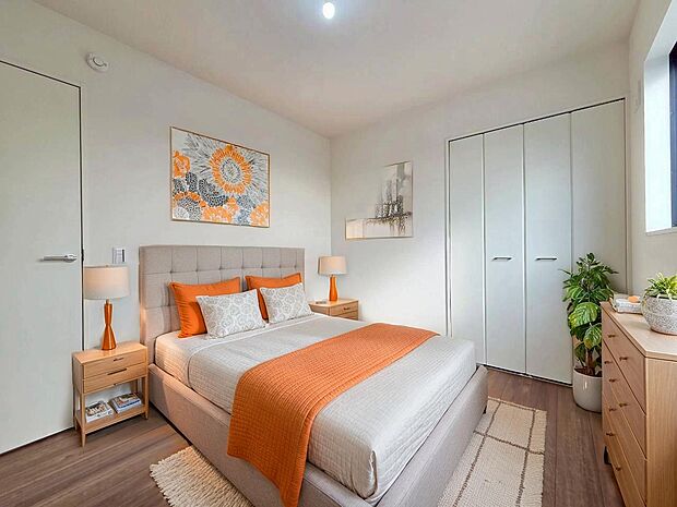 家具はCGで作成しており、実際に現地に家具は置かれておりません。また、価格に家具は含まれておりません。