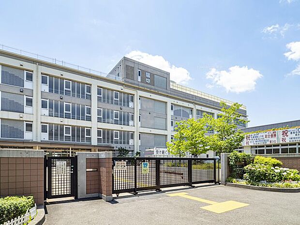 川崎市立橘中学校　距離約800m