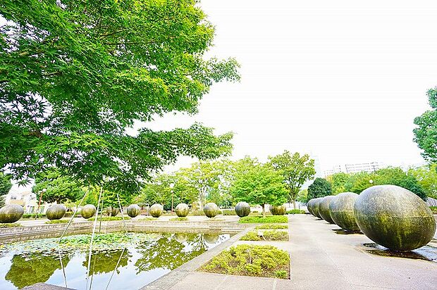 厚木中央公園　距離約800m
