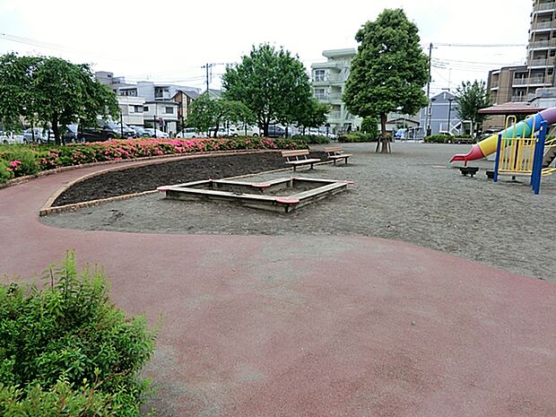 氷川町公園　距離約400m