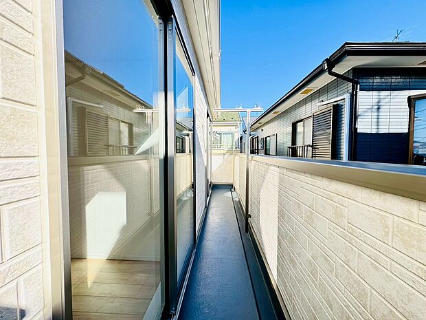 日当たりが良く、晴れの日のお洗濯も楽しみになりますね